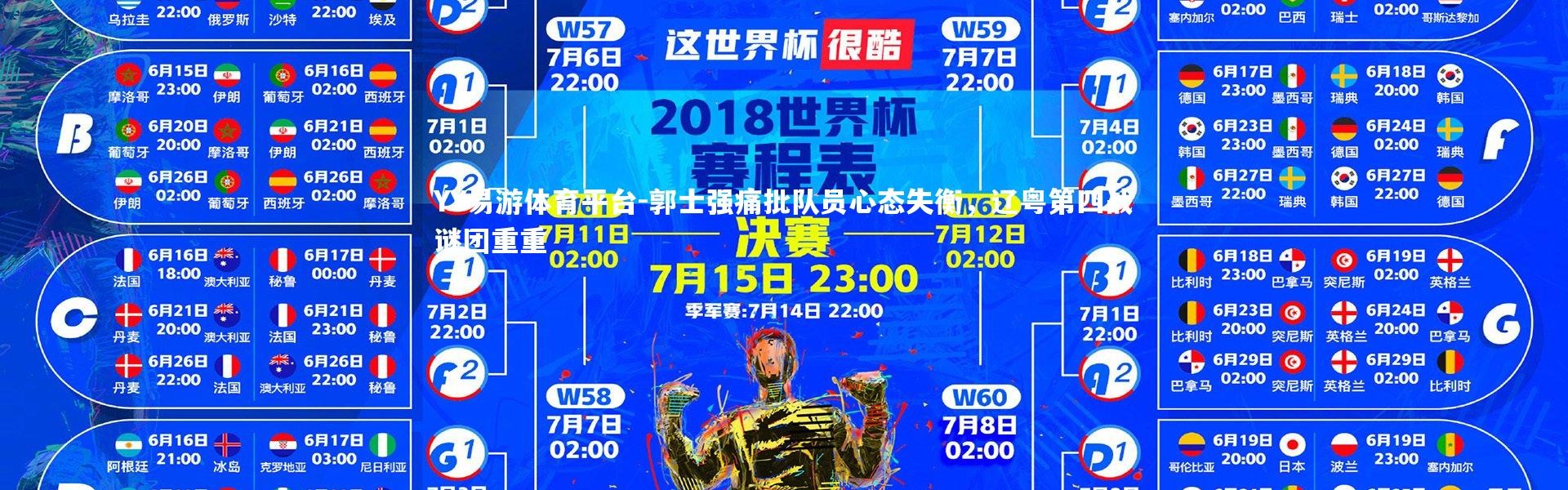 YY易游体育平台-郭士强痛批队员心态失衡，辽粤第四战谜团重重